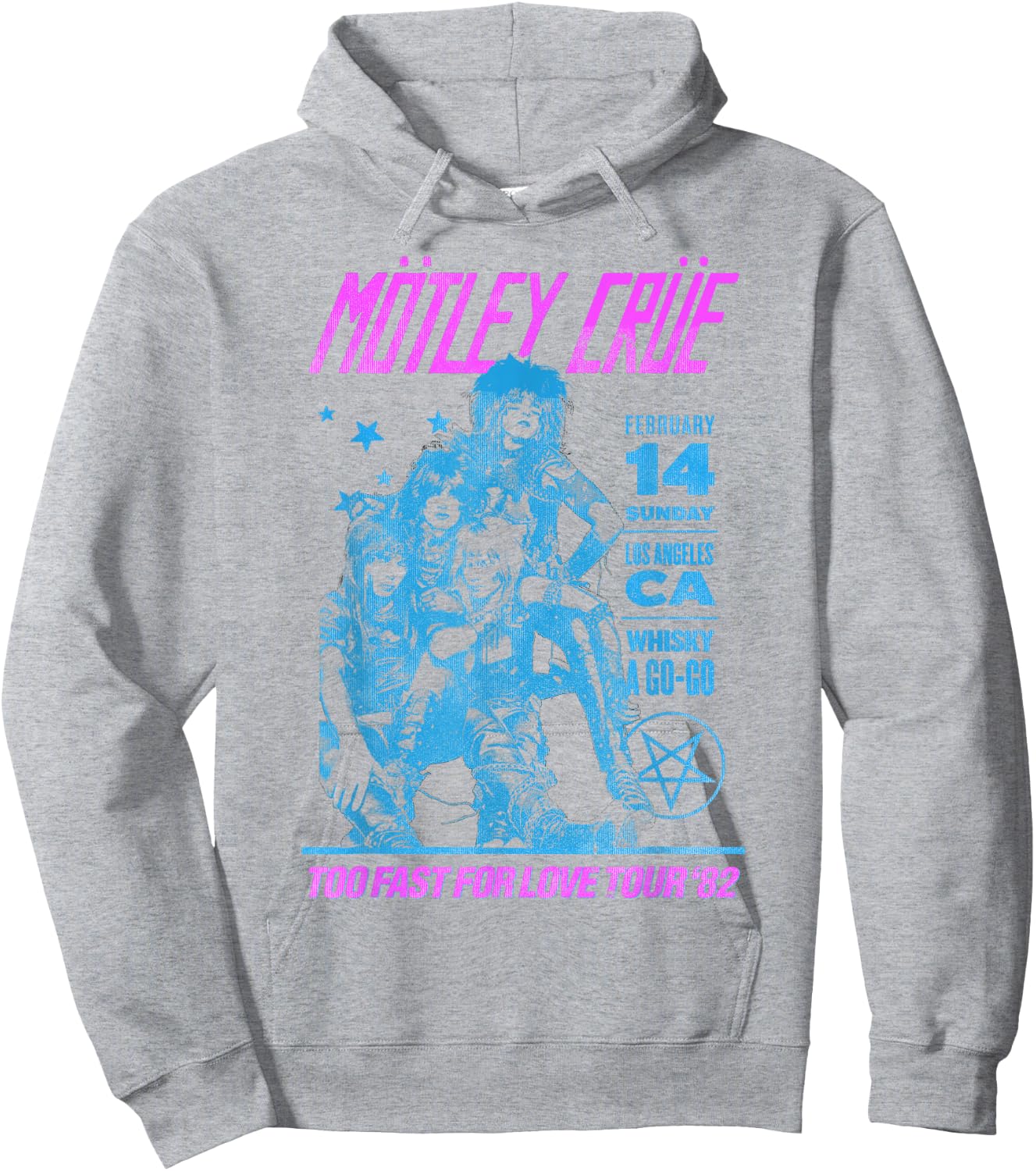 Mötley Crüe – Vintage Whisky Rework on White Hoodie - Hoodie | Ash