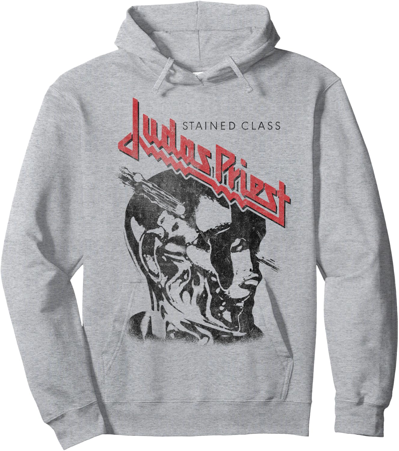 Judas Priest – Stained Class Black On White Hoodie - Hoodie | Ash