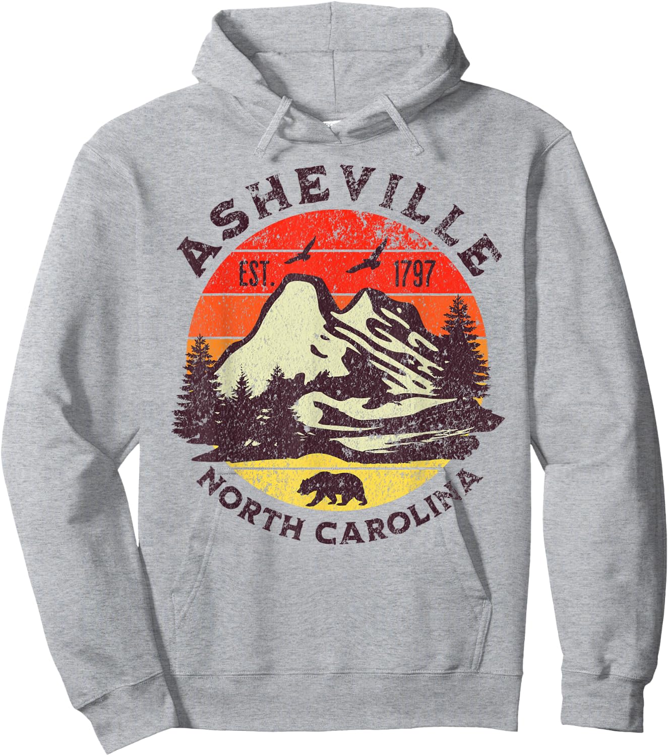 Asheville Hoodie - Hoodie | Ash