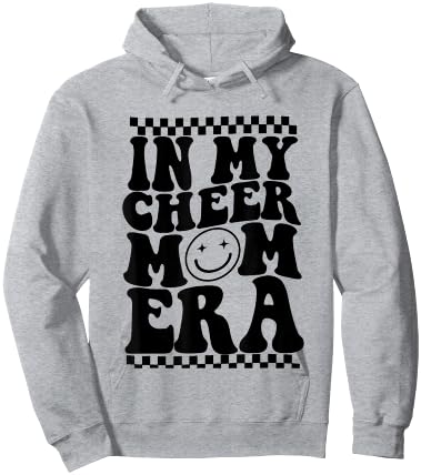 In My Cheer Mom Era Trendy Cheerleading Football Mom Life Hoodie - Hoodie | Ash