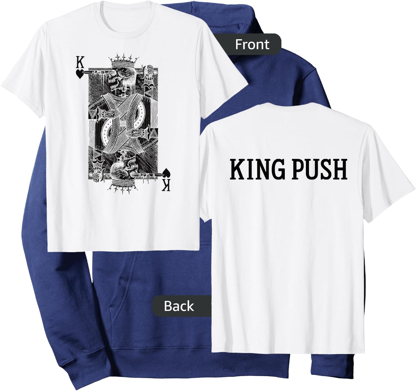 Official Pusha T Card Hoodie - Hoodie | Navy
