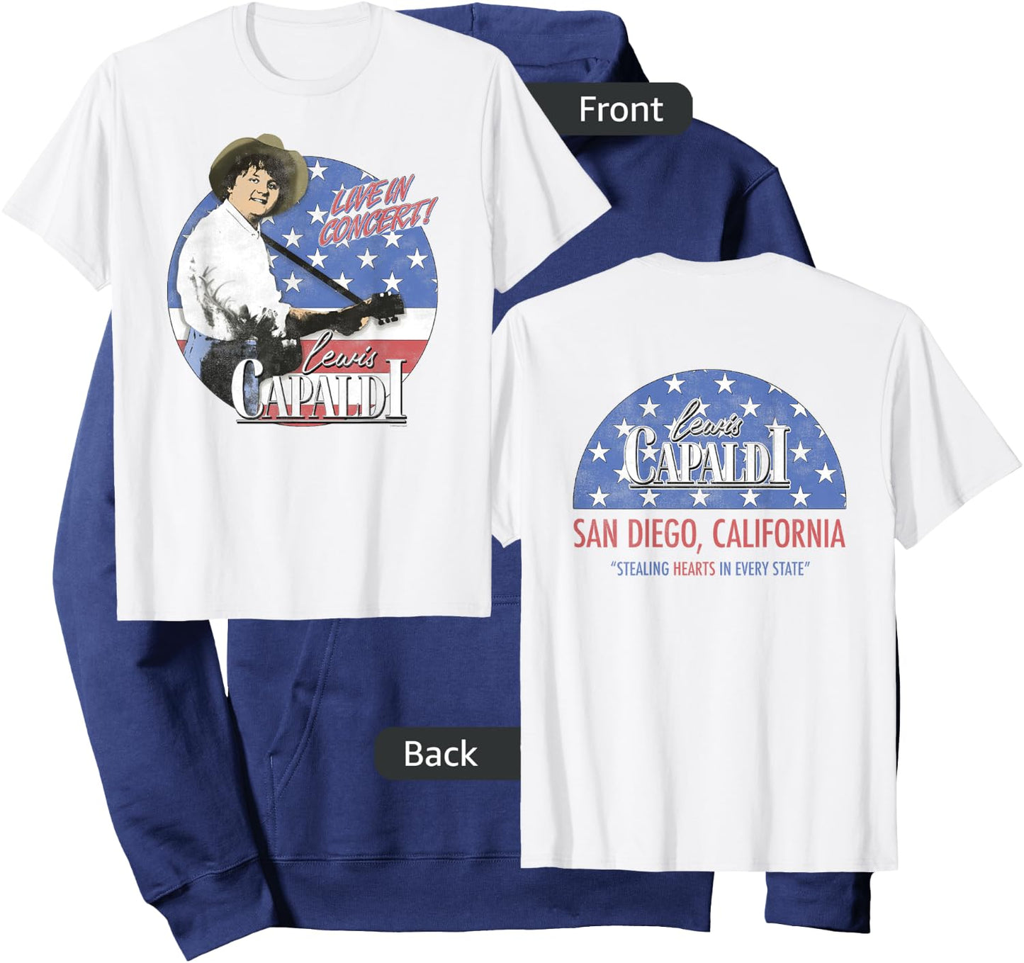 Lewis Capaldi – Americas Sweetheart San Diego Hoodie - Hoodie | Navy