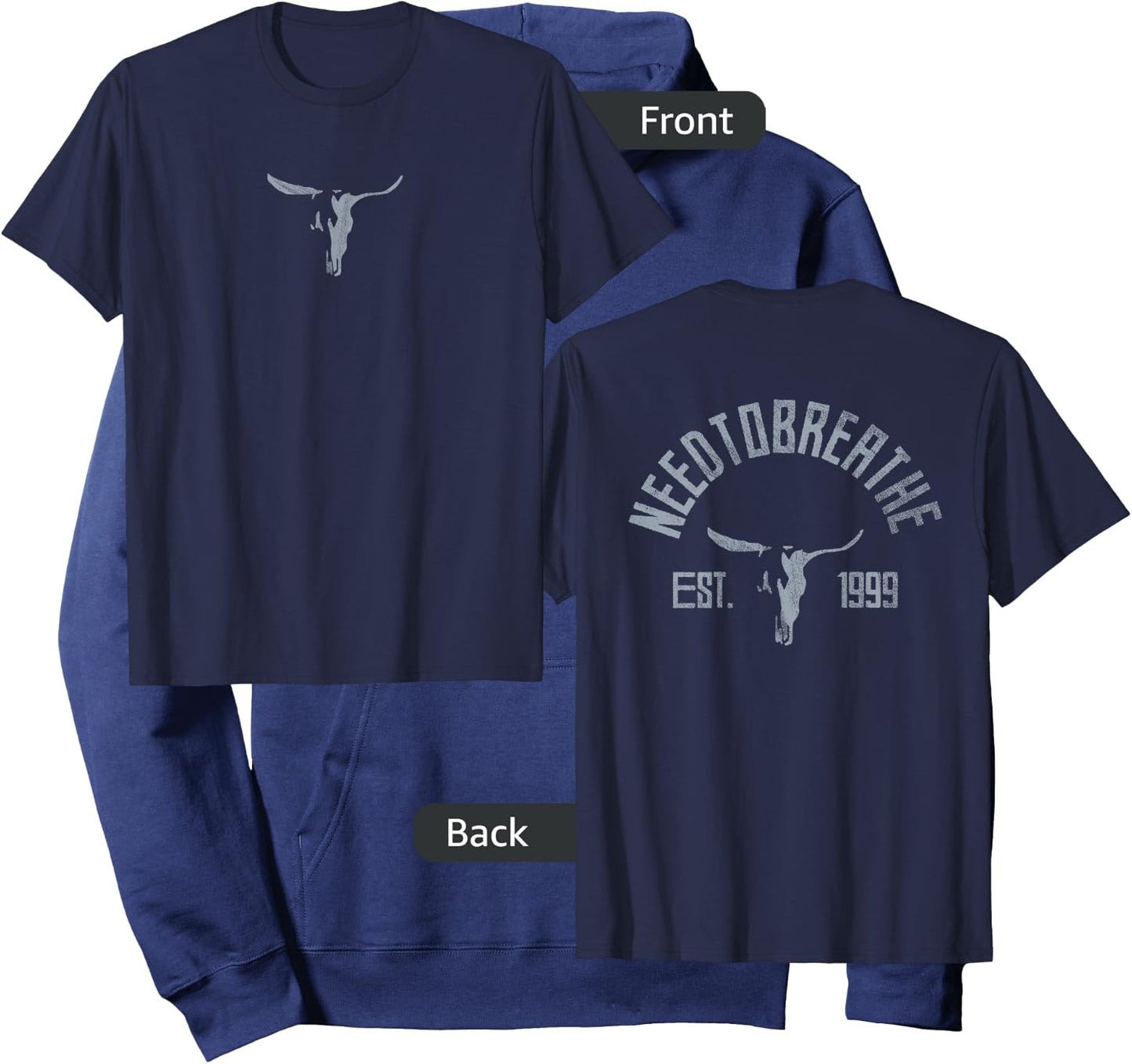 NEEDTOBREATHE Steer Hoodie - Hoodie | Navy