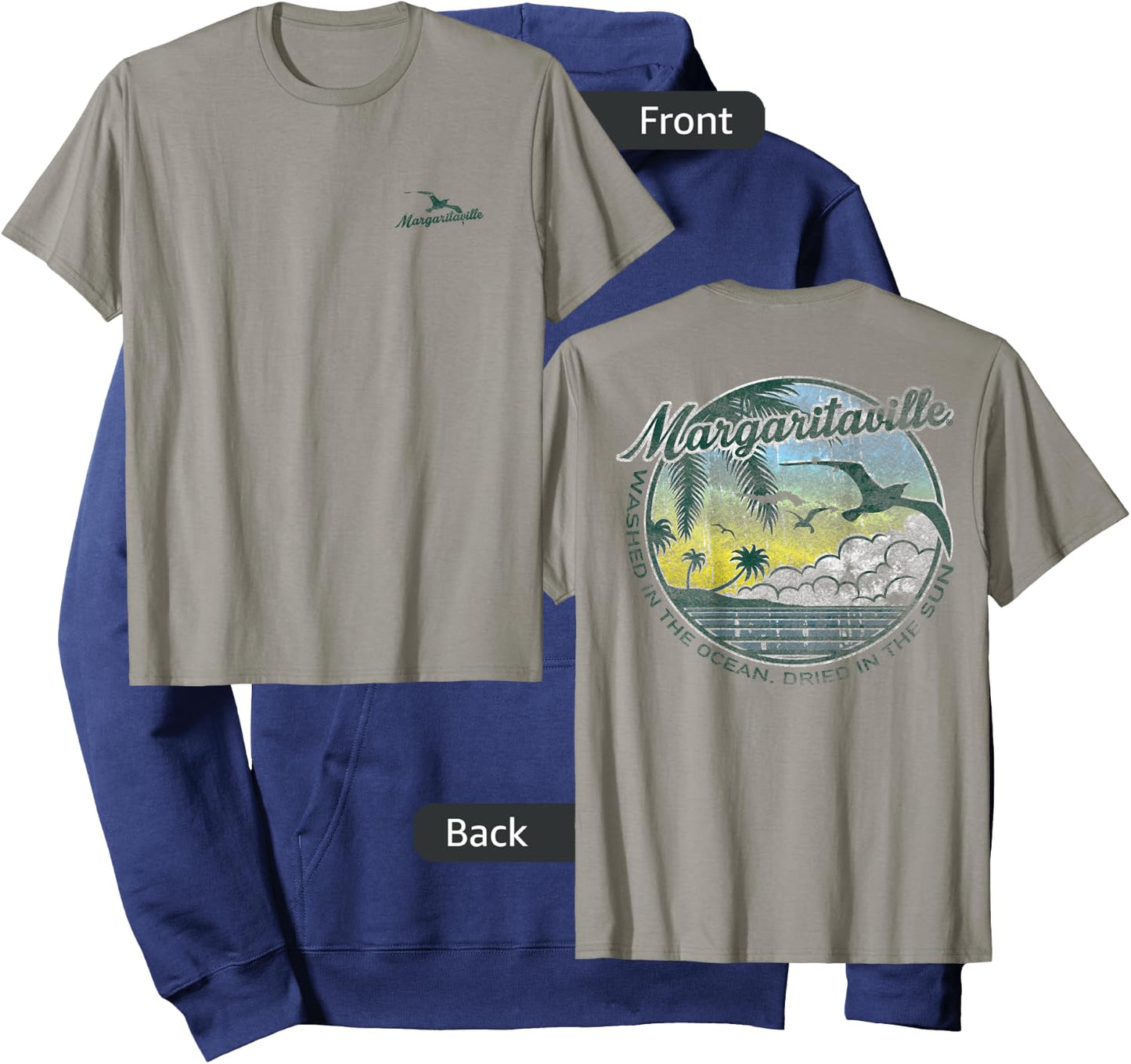 Washed in the Ocean, Dried in the Sun Hoodie - Hoodie | Navy