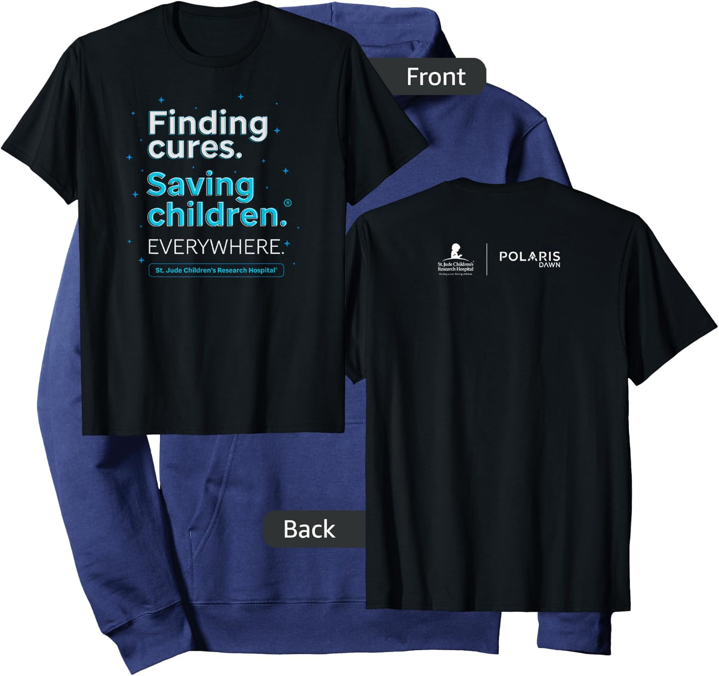 St. Jude Finding Cures. Saving Children. Everywhere Hoodie - Hoodie | Navy