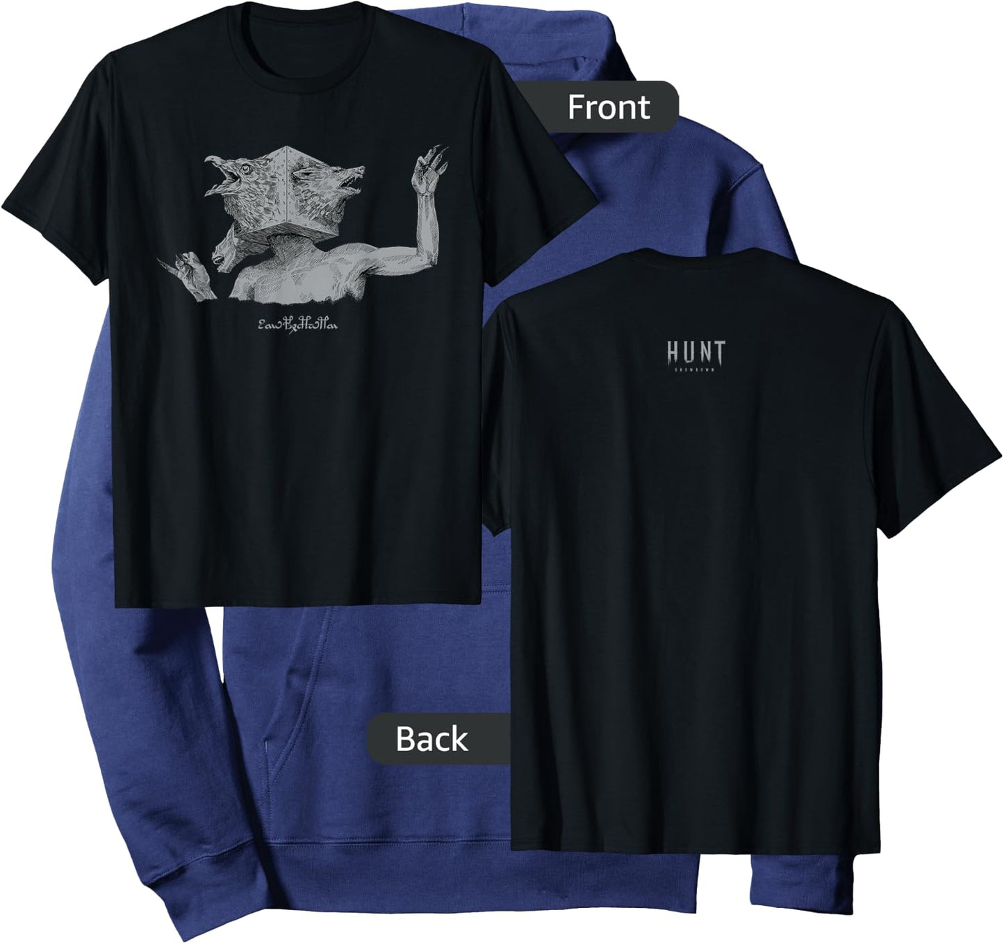 Hunt: Showdown Beastface Trait Hoodie - Hoodie | Navy