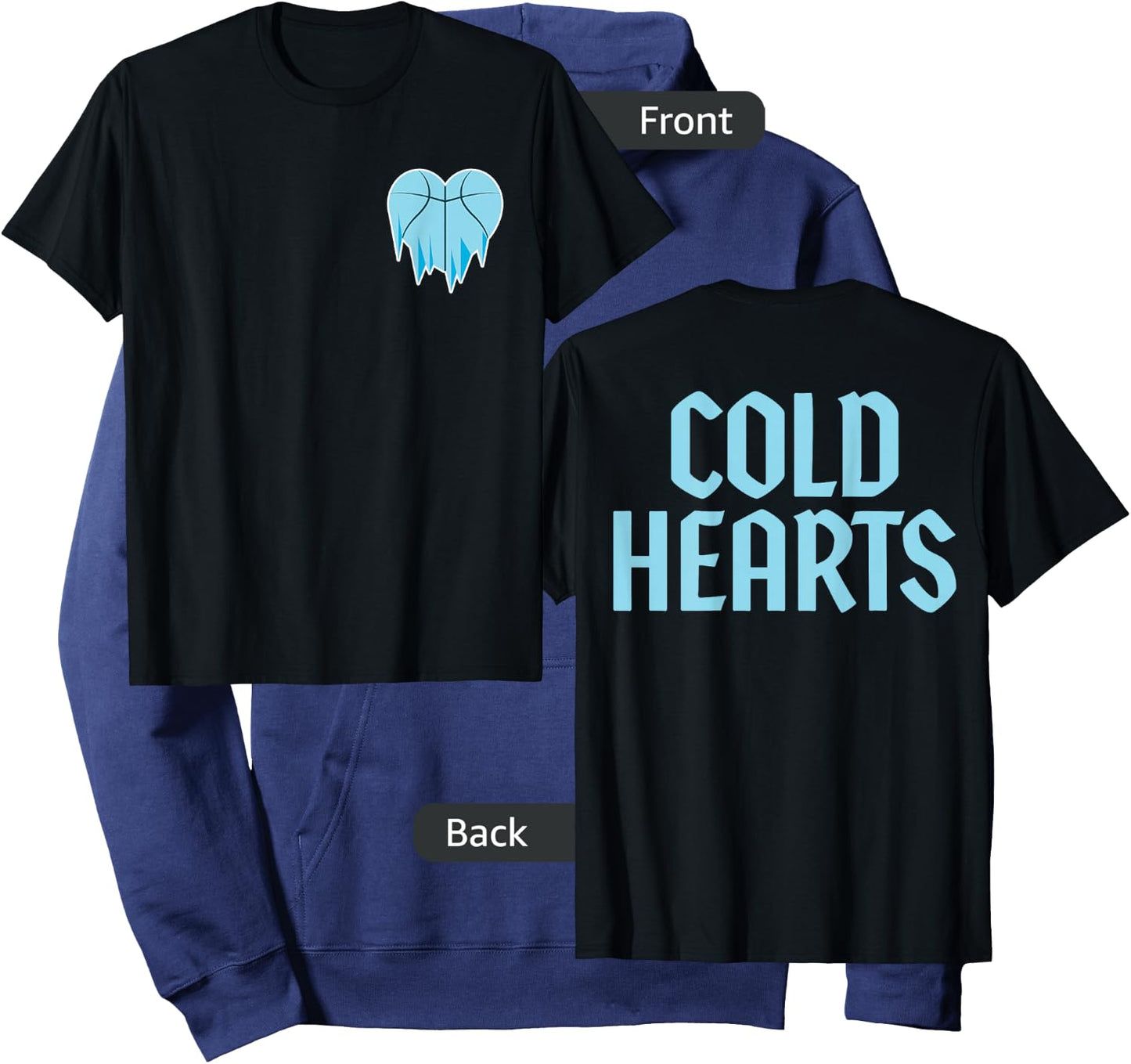 Cold Hearts Hoodie - Hoodie | Navy