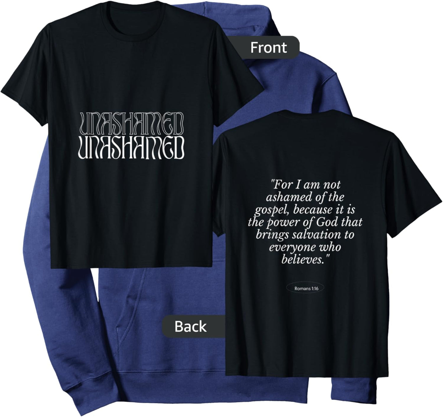 Unashamed Gospel Hoodie - Hoodie | Navy