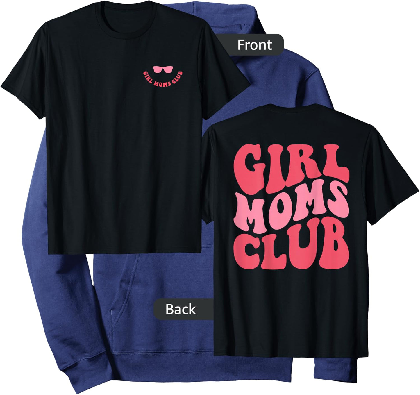 Girl Moms Club Hoodie - Hoodie | Navy