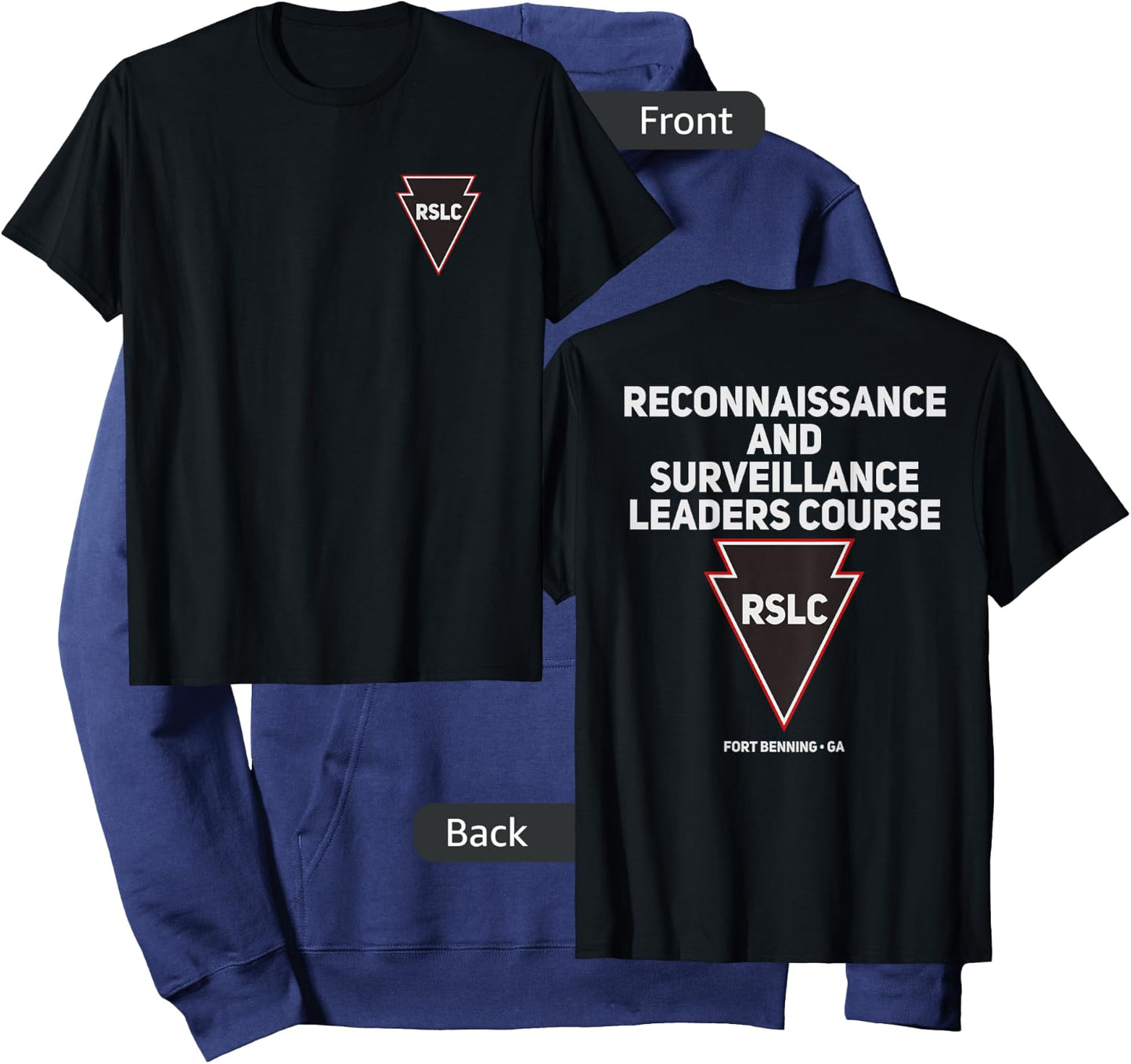 RSLC Recondo Army Recon Range Surveillance Ranger Hoodie - Hoodie | Navy