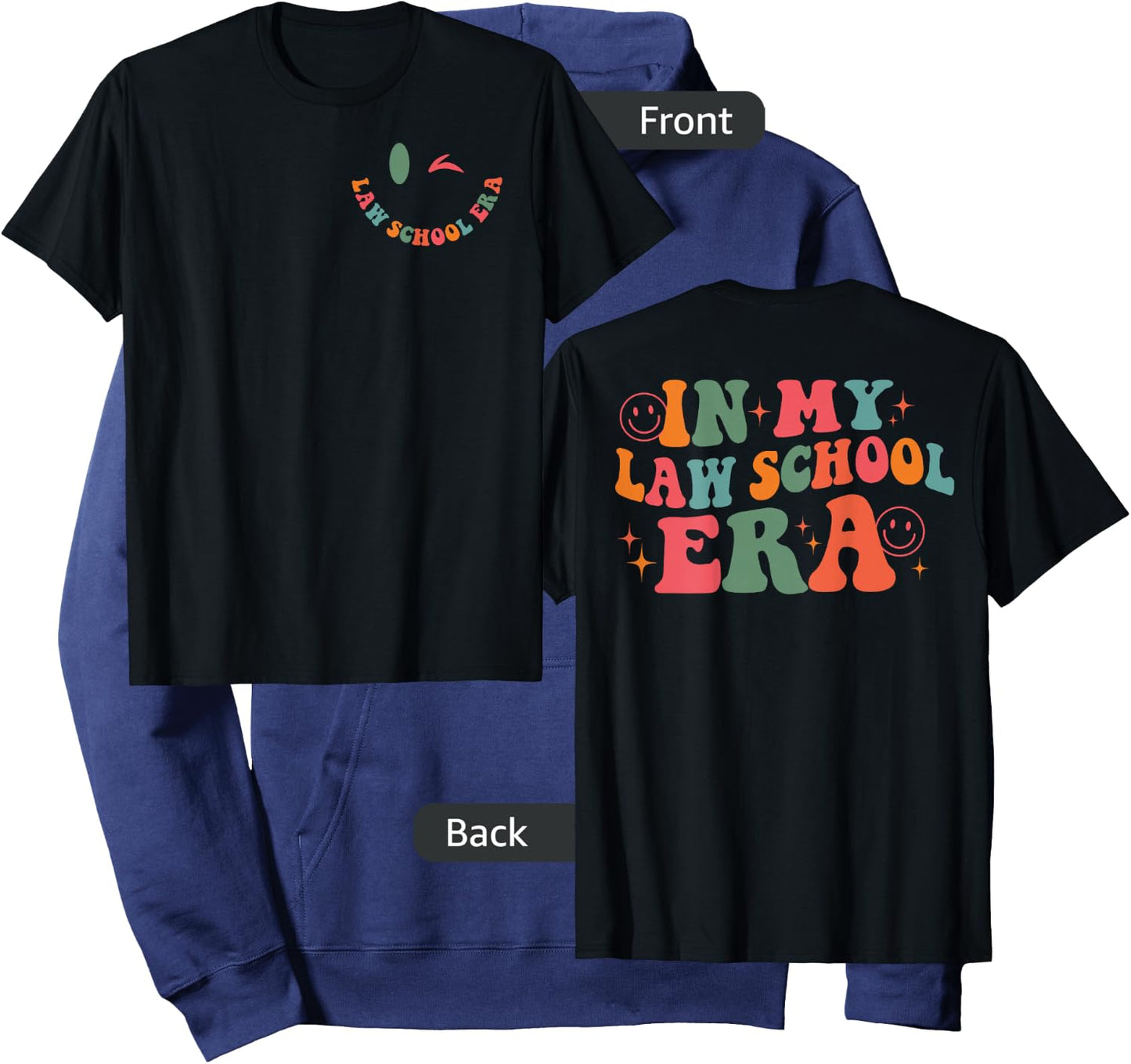 In My Law School Era Future Lawyer Student School Hoodie - Hoodie | Navy