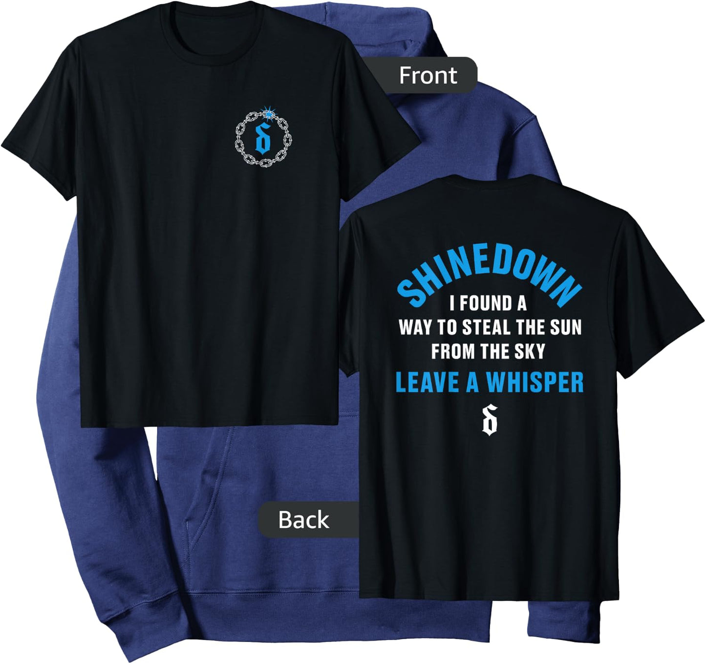 Shinedown Steal The Sun Hoodie - Hoodie | Navy