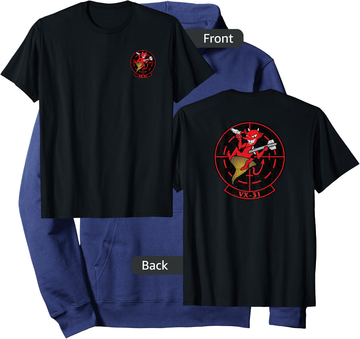 Air Test And Evaluation Squadron VX-31 DUST DEVILS Hoodie - Hoodie | Navy