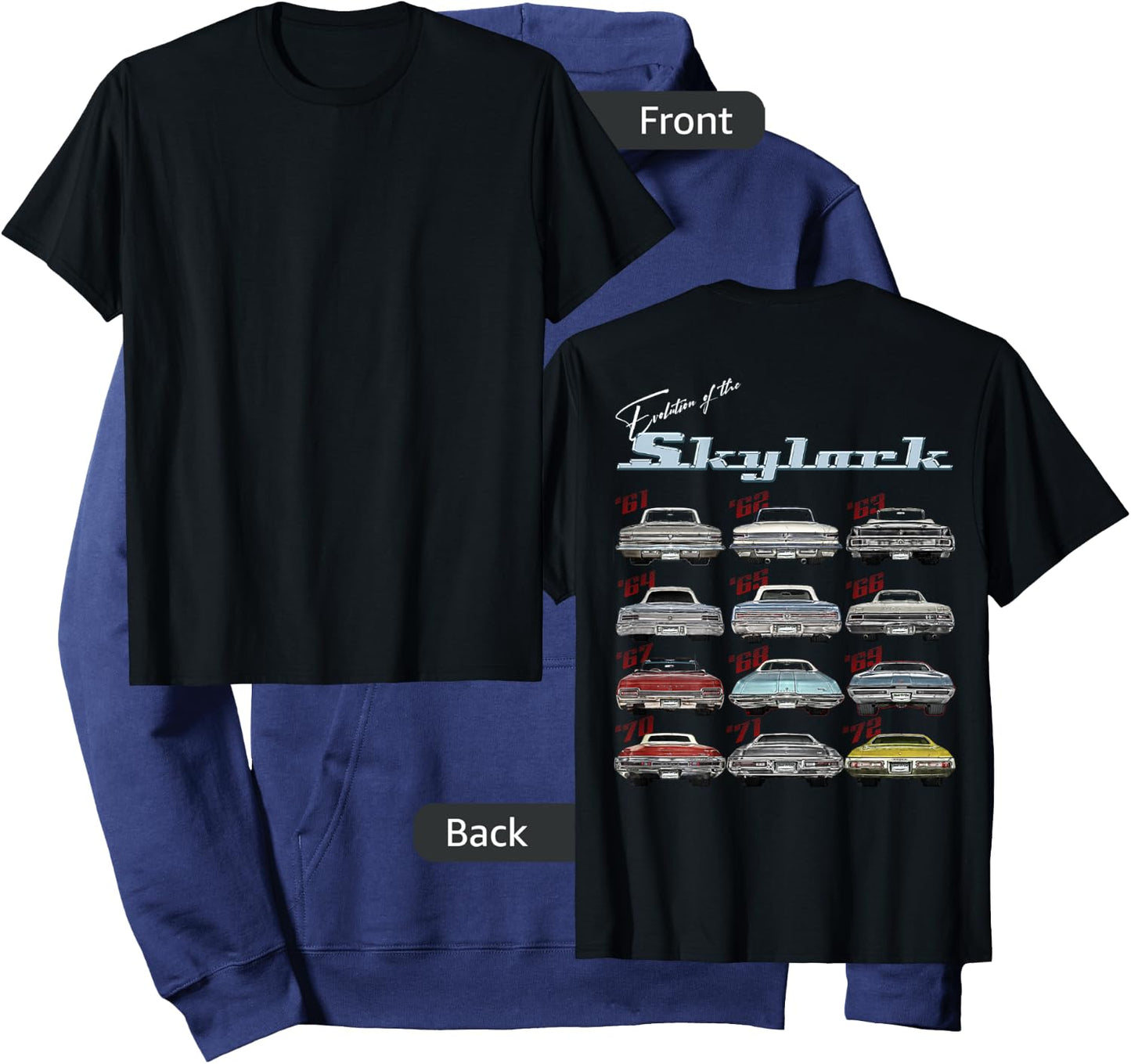 Evolution, Skylark, GS, 455, Limited, Gran, Grand, Sport, Muscle Car Hoodie - Hoodie | Navy
