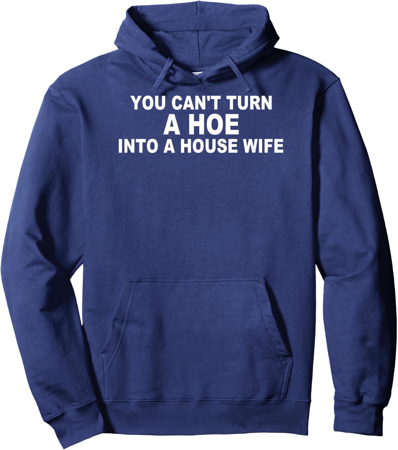 You Can't Turn A Ho Into A House Wife Housewife Gift Hoodie - Hoodie | Navy