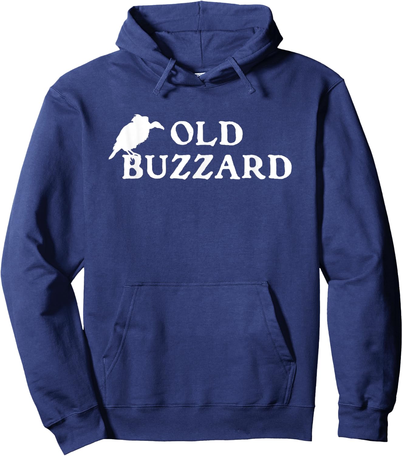 Funny Grandpa Old Buzzard Bird Old Man Joke Dad Father's Day Hoodie - Hoodie | Navy