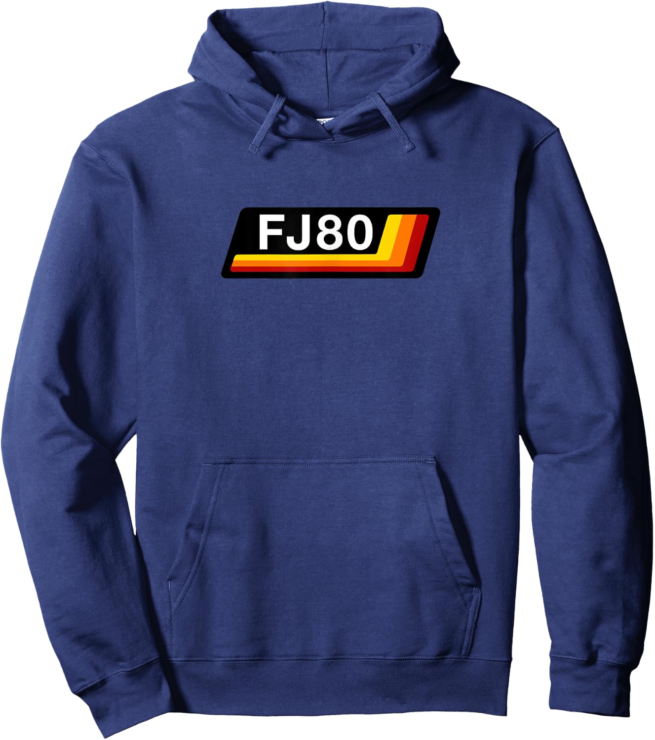 FJ80 Underline Racing 3 Stripes FJ80 FZJ80 HDJ80 HDJ81 Hoodie - Hoodie | Navy