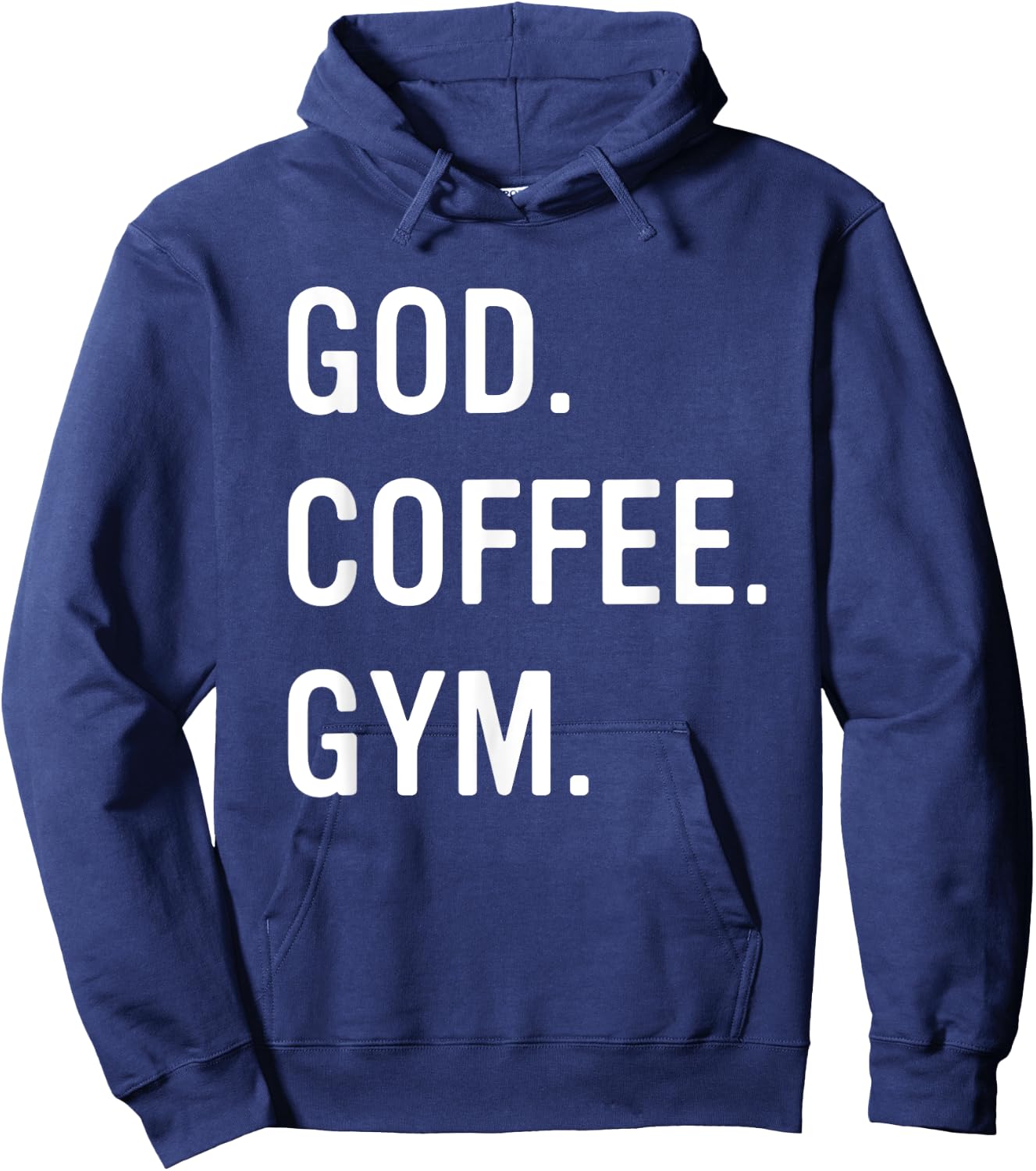 Christian God Coffee Gym Workout Women Hoodie - Hoodie | Navy