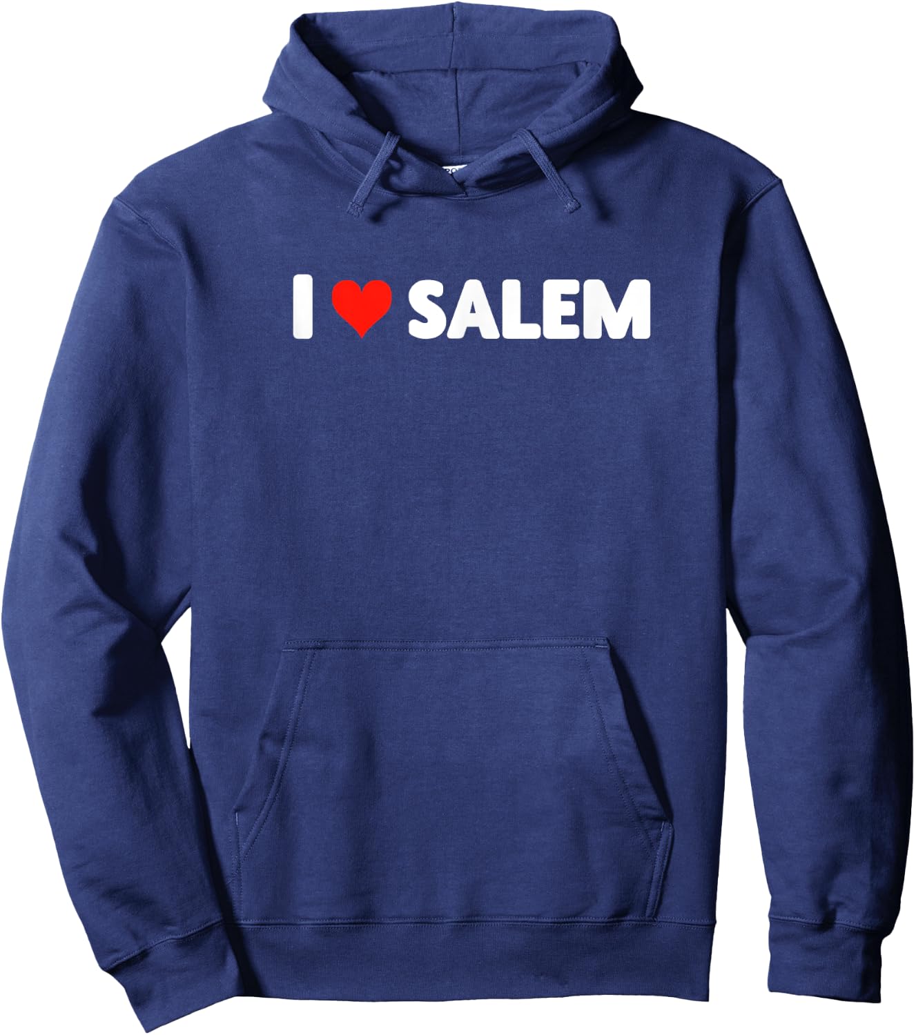 I Love Salem - Heart Travel Trip Vacation Holiday Hoodie - Hoodie | Navy
