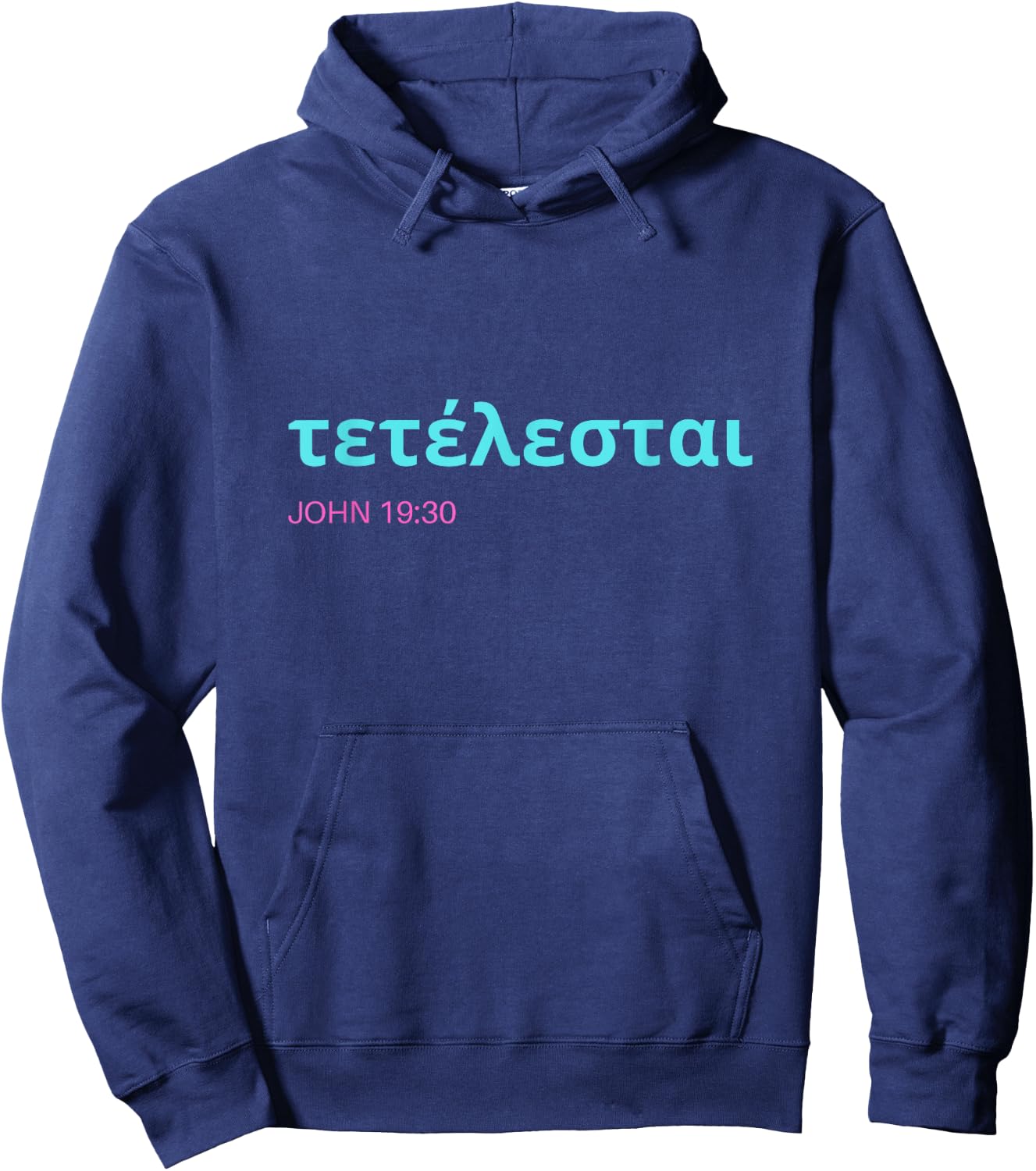 Tetelestai it is finished/It is finished Jesus Christ Hoodie - Hoodie | Navy