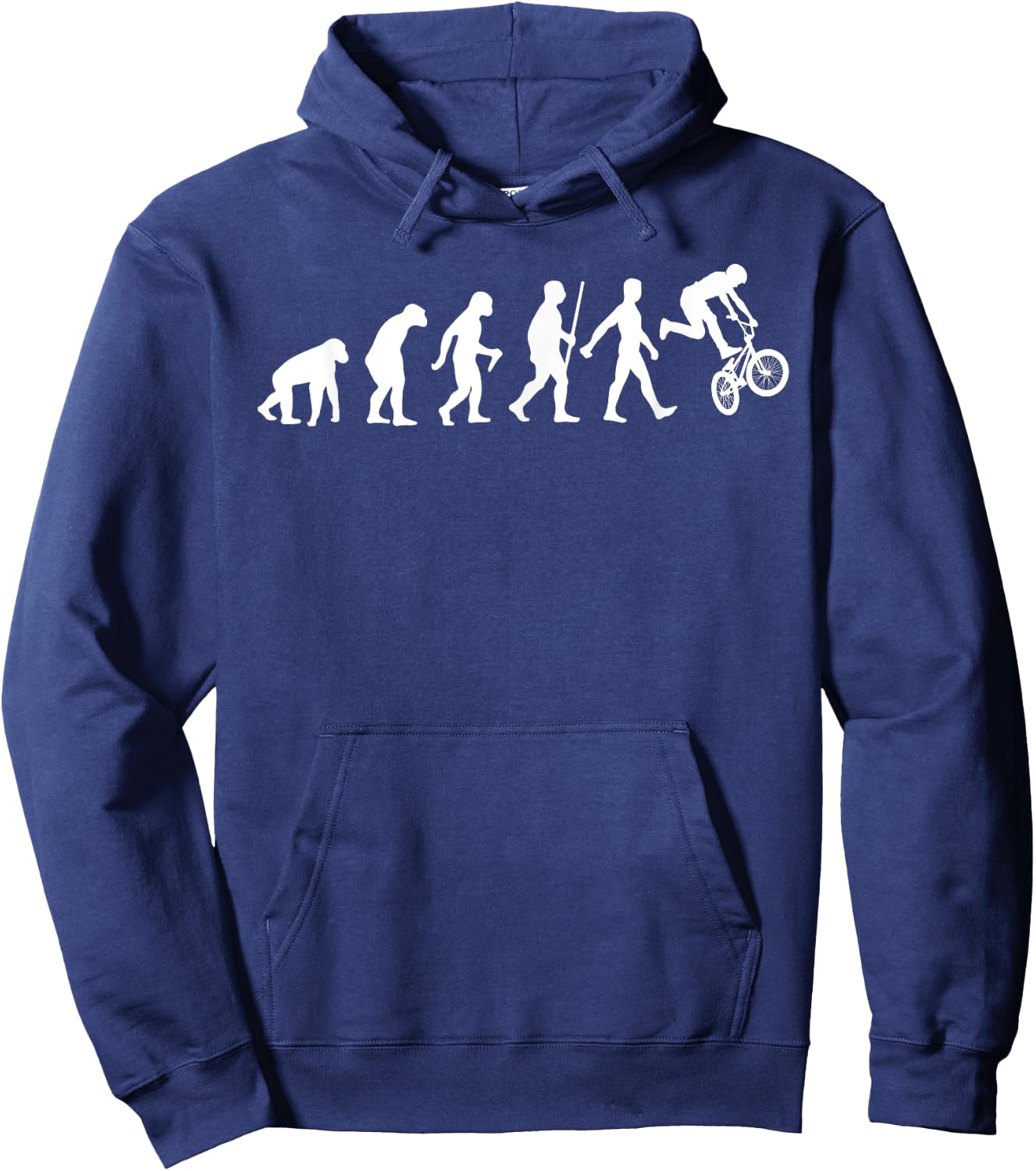 Funny BMX Bike Art Women Offroad Freestyle BMX Lover Hoodie - Hoodie | Navy