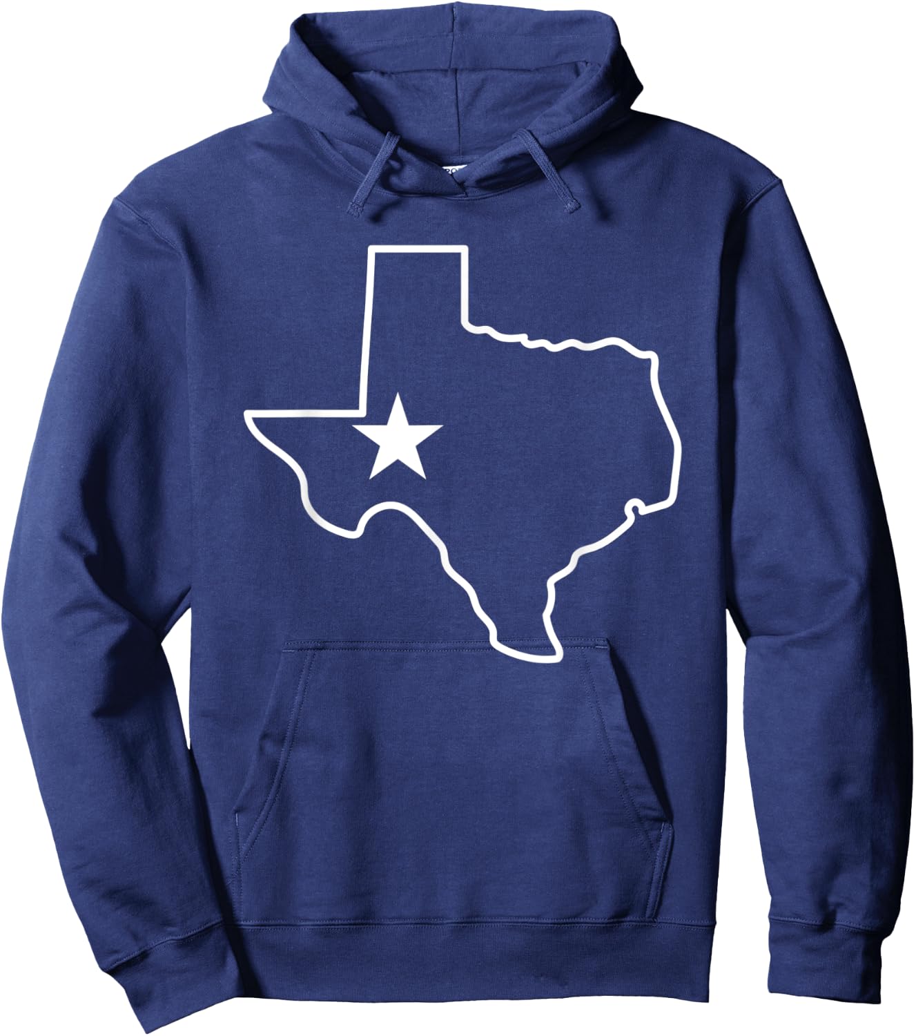 Texas State Outline map for teen girls Hoodie - Hoodie | Navy