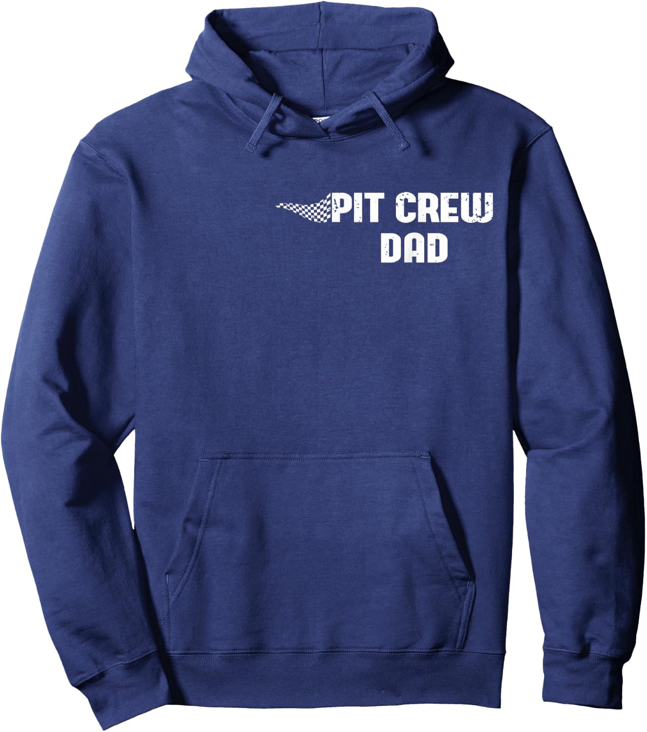 Pit Crew Dad Racing Car Family Matching Birthday Party Hoodie - Hoodie | Navy