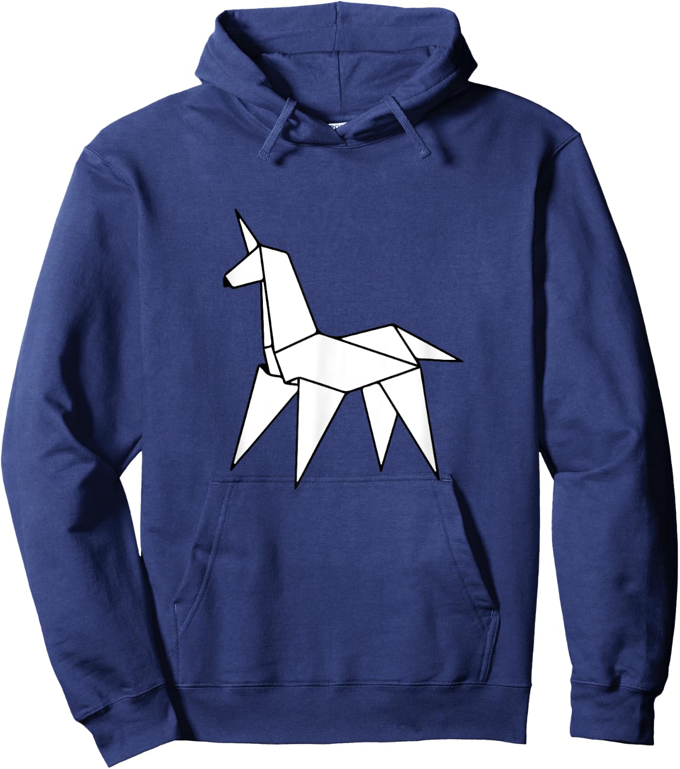 Origami Unicorn Hoodie - Hoodie | Navy