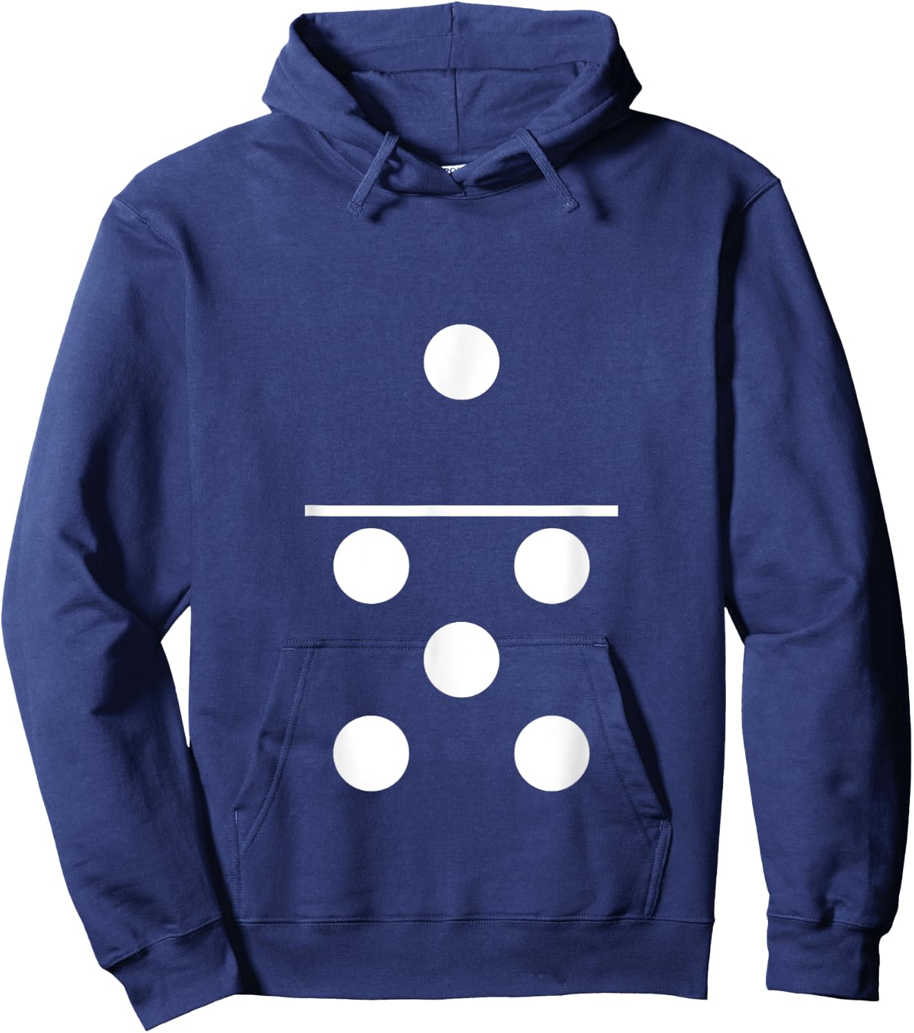 Domino Game 1 5 Matching Halloween Group Costume Hoodie - Hoodie | Navy