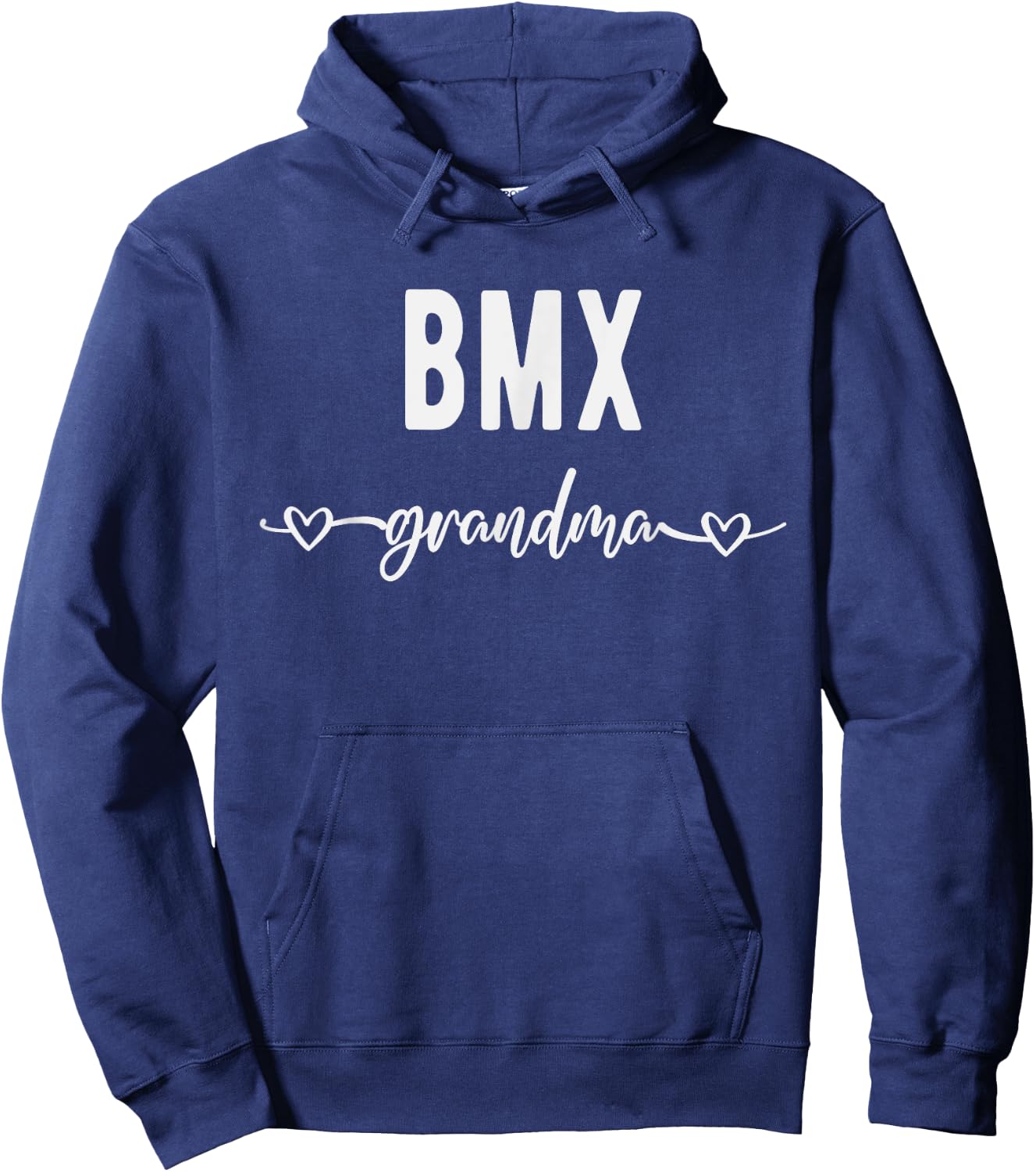 BMX Grandma Funny Cyclist Biker Grandmother Gift Hoodie - Hoodie | Navy