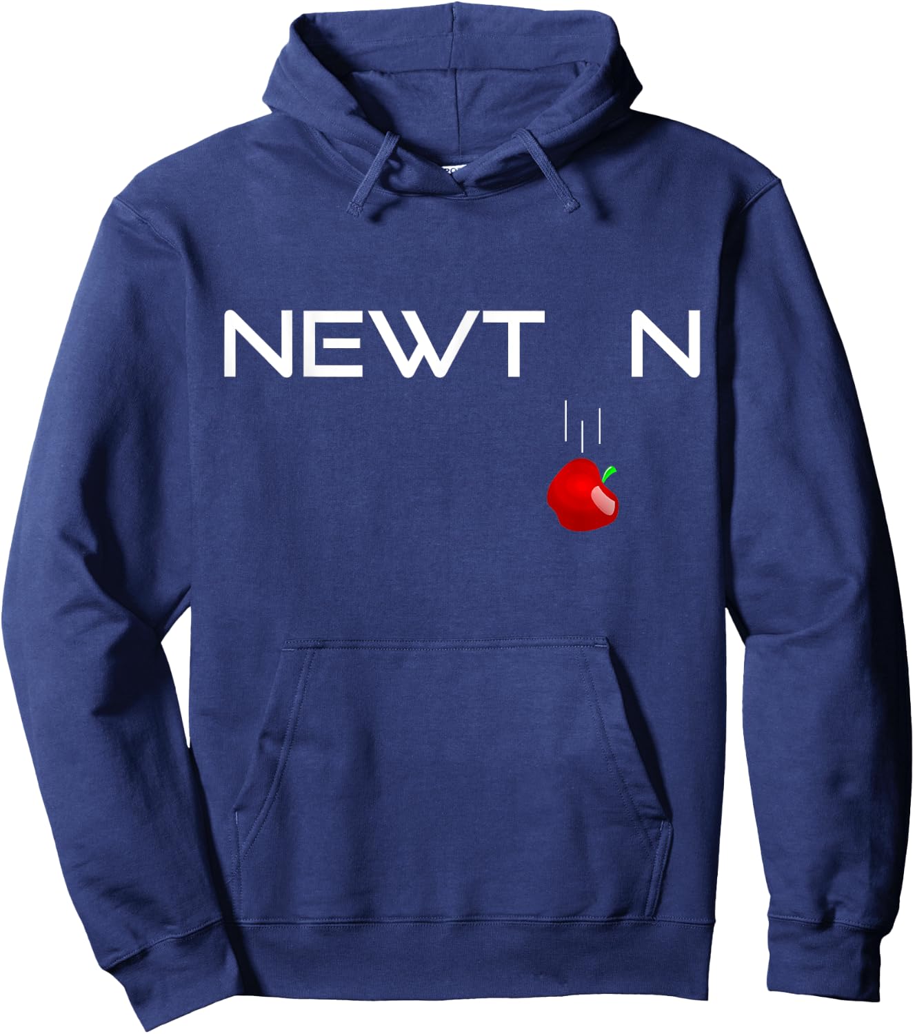 Isaac Newton, Physicist, Mathematician, Gravity Apple Art Hoodie - Hoodie | Navy
