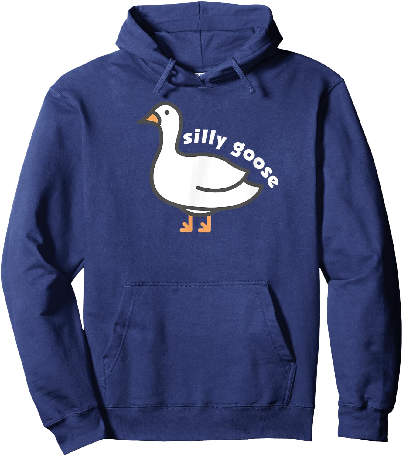 Silly Goose university funny meme joke apparel Trendy jumper Hoodie - Hoodie | Navy