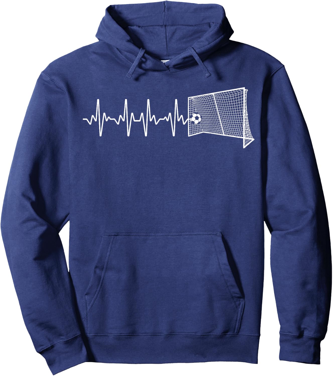 Cool Soccer Art Women Soccer Lover Goalie Football Hoodie - Hoodie | Navy