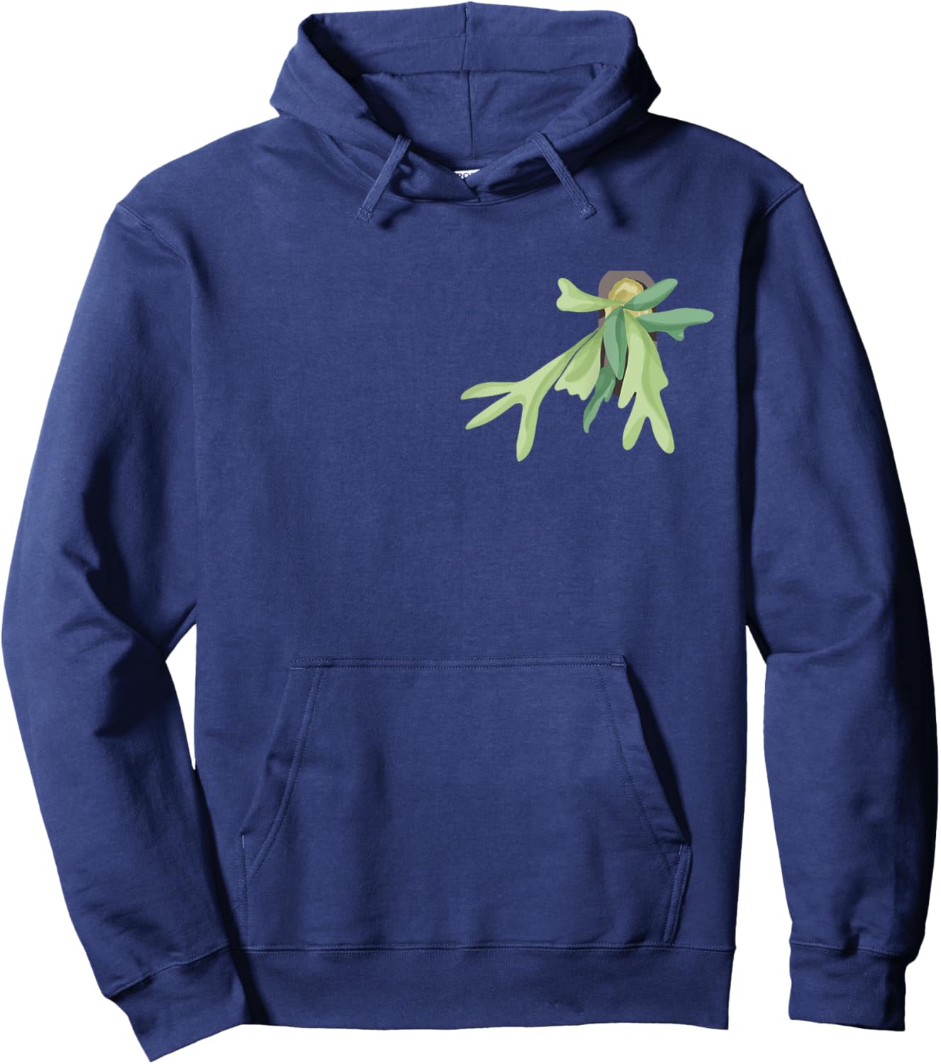 Plant Mama Plant Dad, Staghorn Fern Botanical Art, Gardener Hoodie - Hoodie | Navy