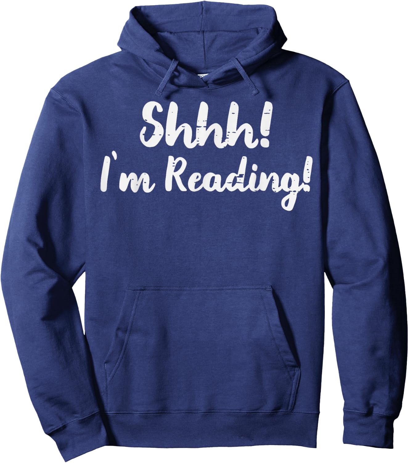 Shhh Im Reading Funny Library Book Lover Librarian Bookworm Hoodie - Hoodie | Navy