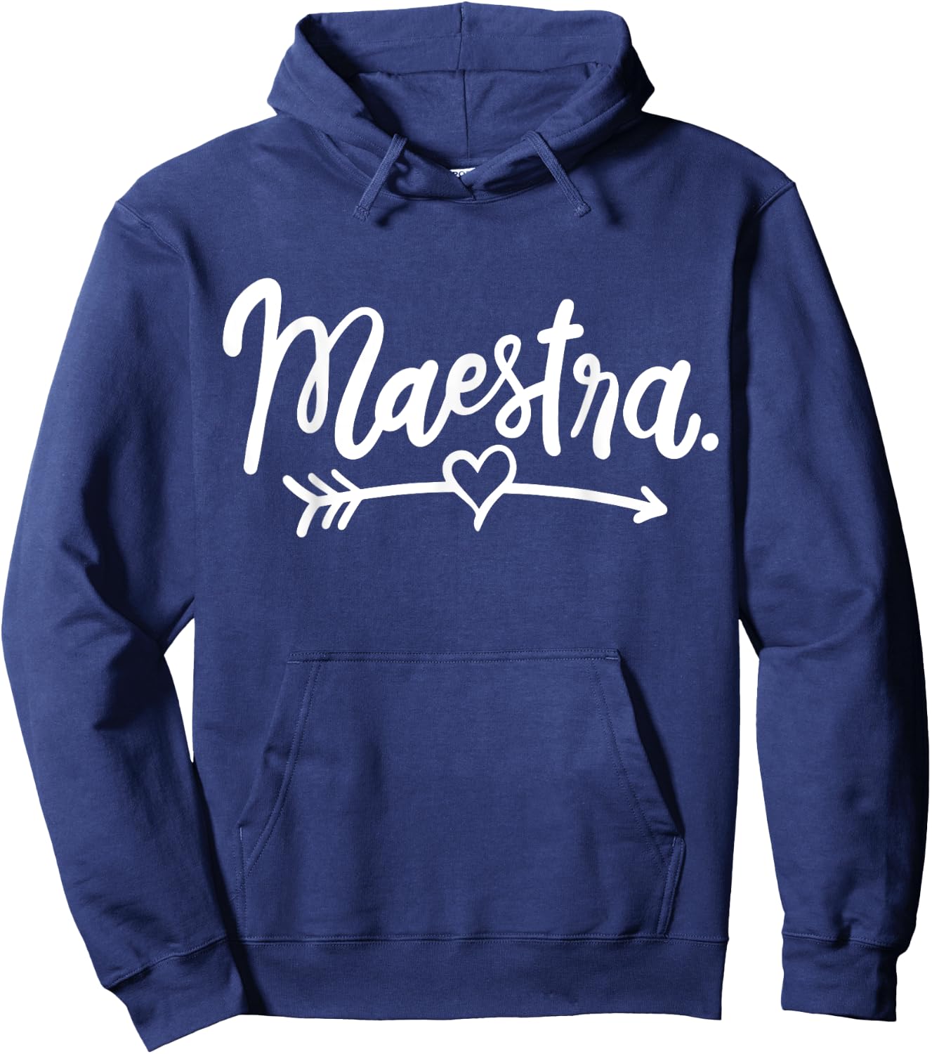 Maestra Spanish Teacher Meastra Women Girls Kids Hoodie - Hoodie | Navy