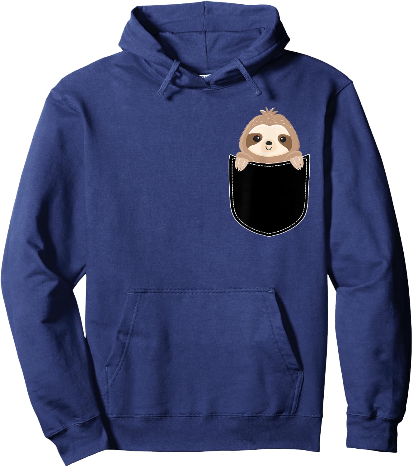 Sloth In A Pocket - Animal Whisperer Biologist Zookeeper Hoodie - Hoodie | Navy