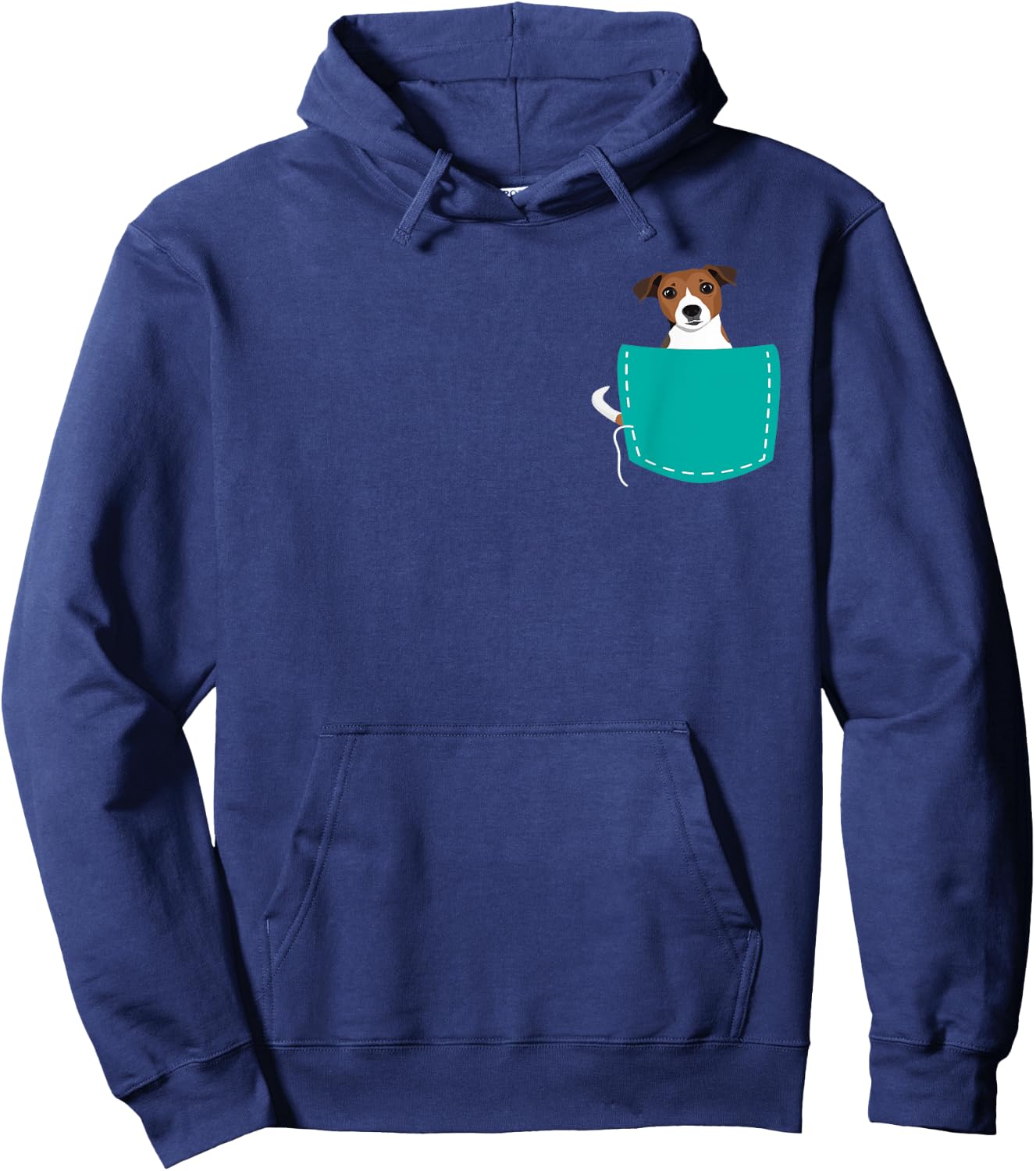 Jack Russell Dog In A Pocket - Dog Owner Animal Whisperer Women Girls Kids Hoodie - Hoodie | Navy