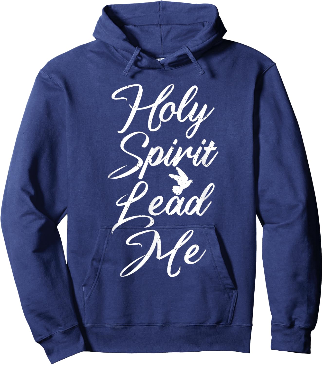 Holy Spirit Lead Me Religious Hoodie - Hoodie | Navy