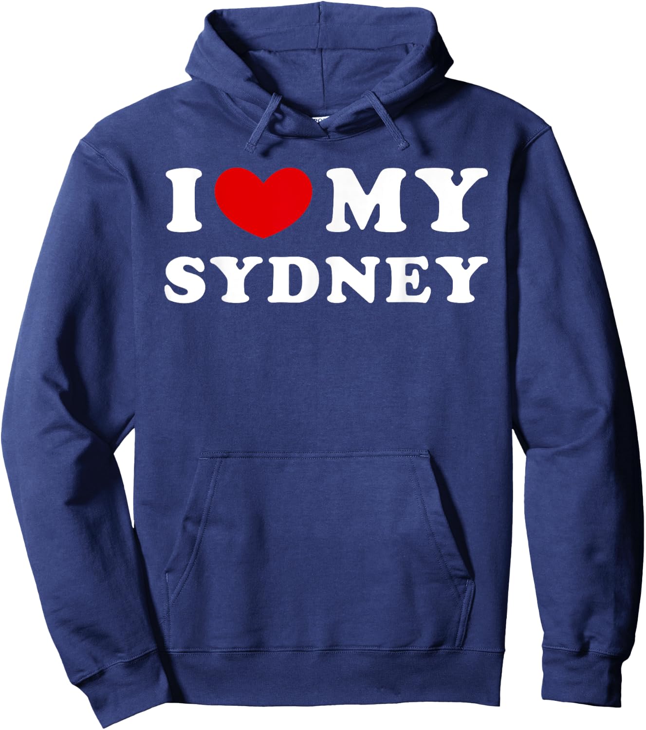 I Love My Sydney, I Heart My Sydney Hoodie - Hoodie | Navy