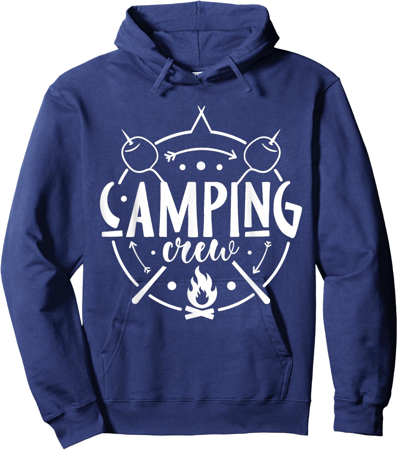 Camping Matching Design for Family Camper Group Camping Crew Hoodie - Hoodie | Navy