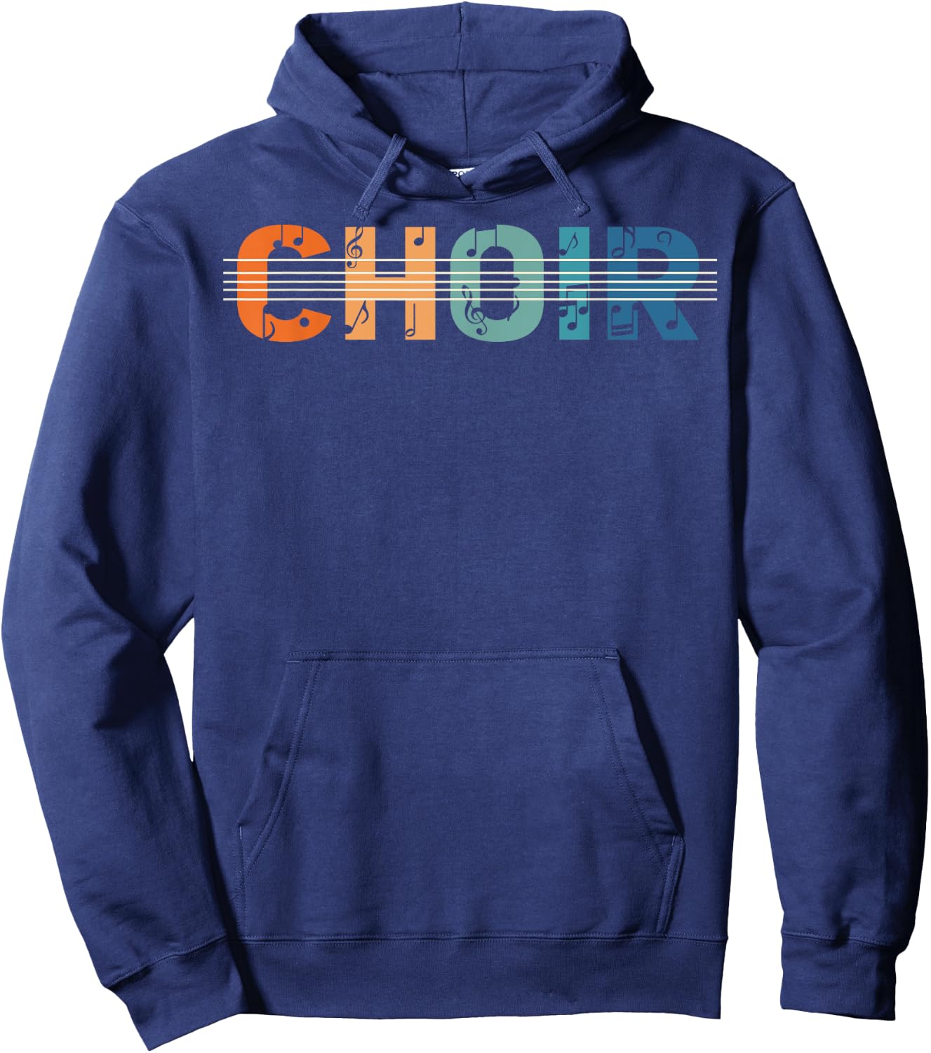 Choir Retro Singer Music Group Teacher Choir Directors Hoodie - Hoodie | Navy