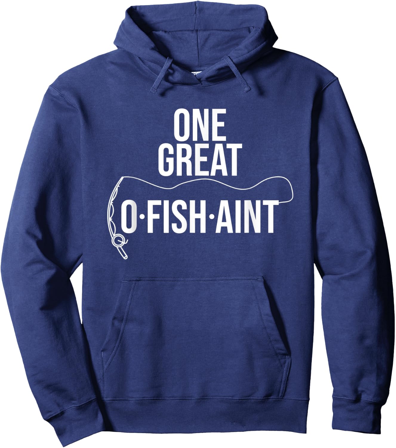 One Great O-Fish-iant Fishing Lover Wedding Officiant Hoodie - Hoodie | Navy