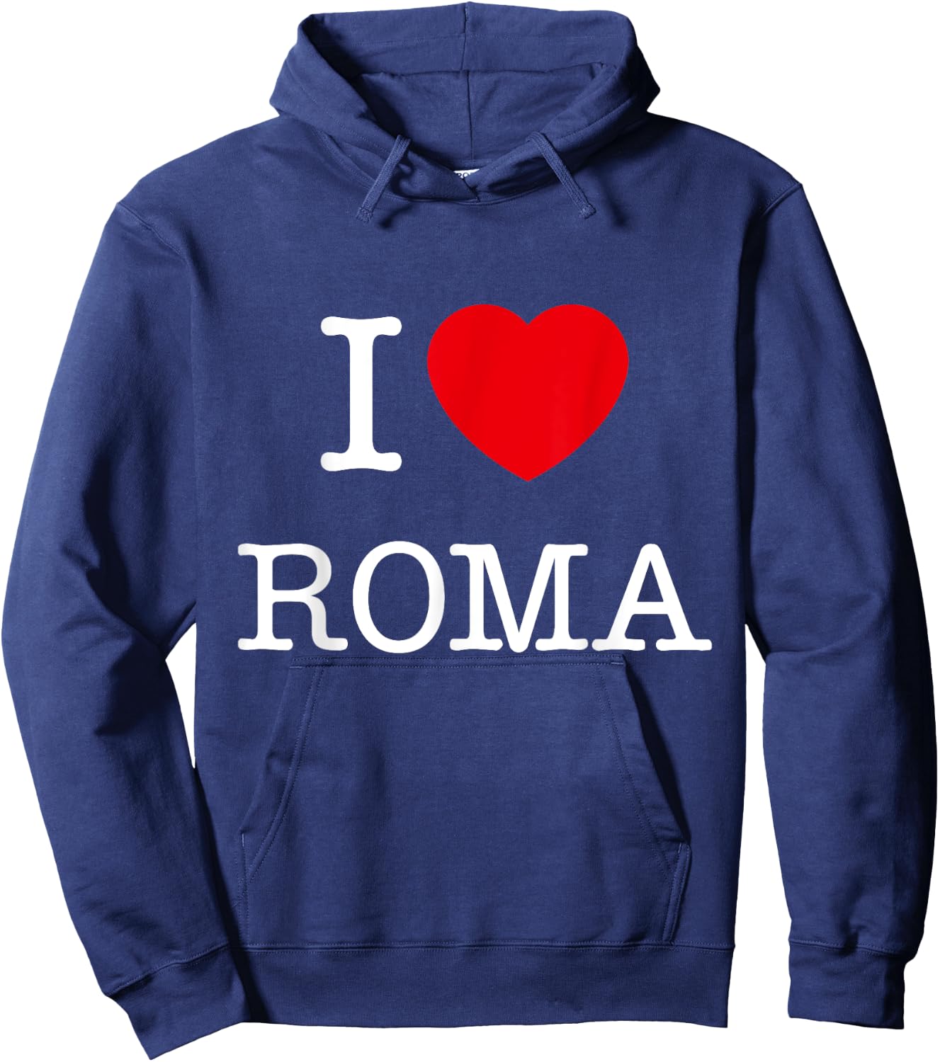I Love Roma Graphic - Novelty & Cool Designs Hoodie - Hoodie | Navy