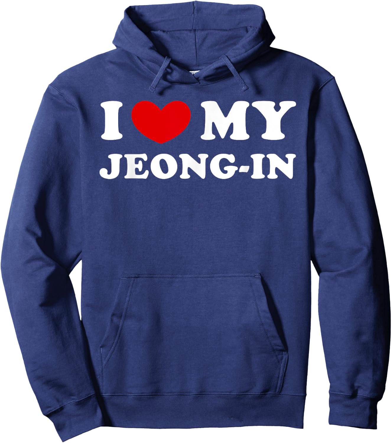 I Love My Jeong-In, I Heart My Jeong-In Hoodie - Hoodie | Navy