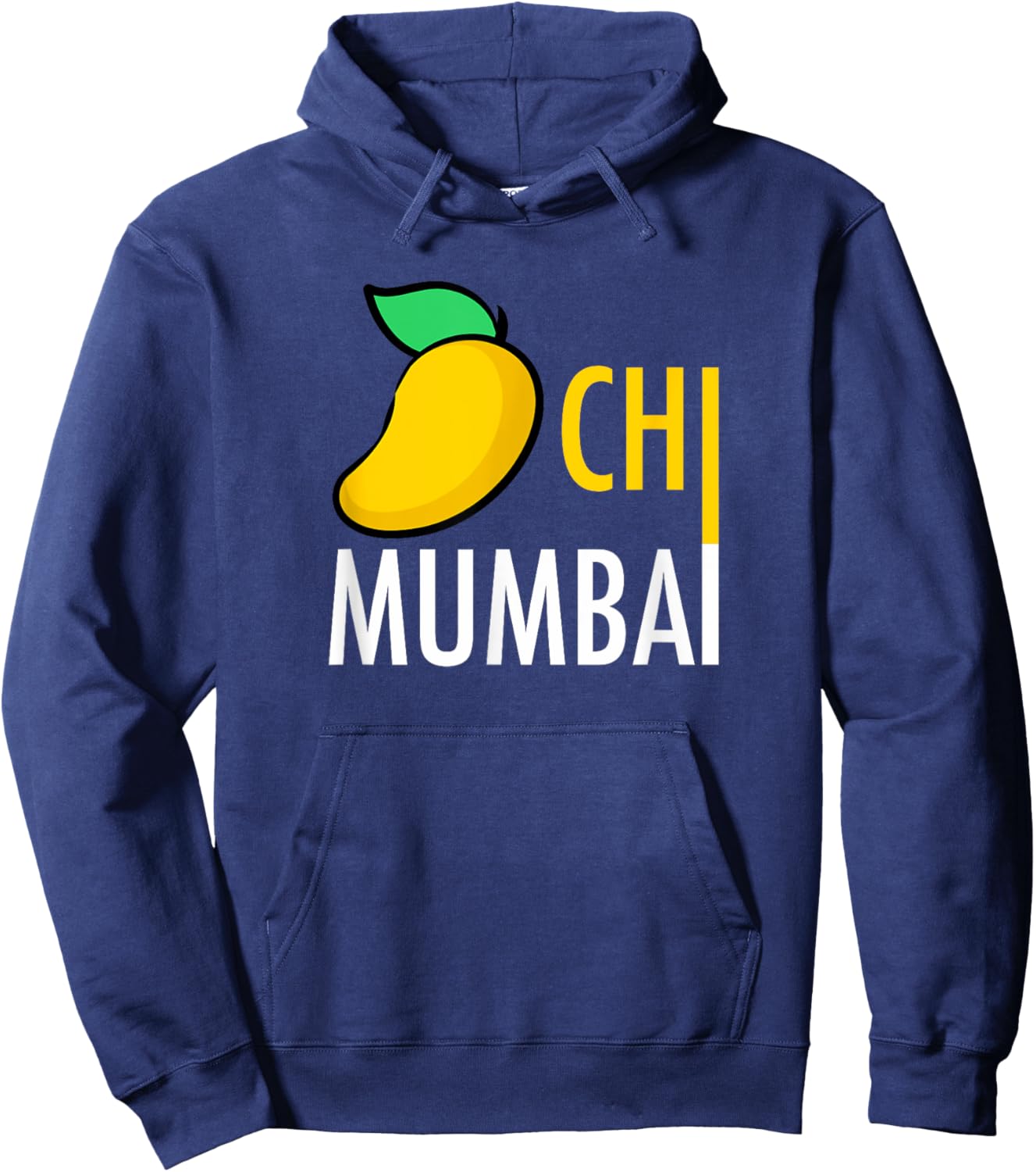 Aamchi Mumbai Marathi Maharashtra Mango Travel India Hoodie - Hoodie | Navy