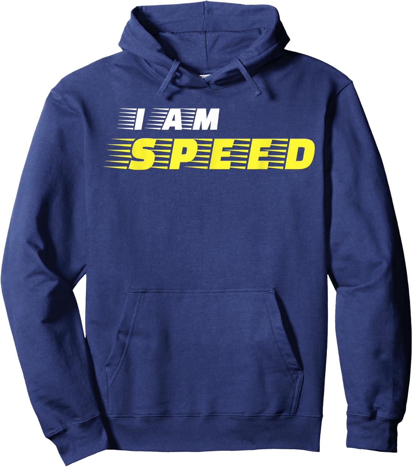 I am Speed Car Racing Fast Person Movie Quote Kids Race Hoodie - Hoodie | Navy