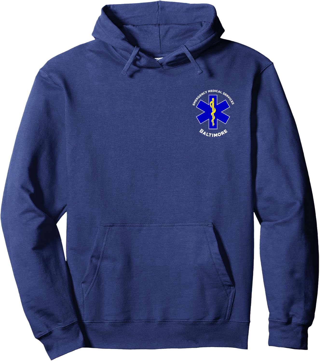 Baltimore Maryland EMS Emergency Medical Services EMT Duty Hoodie - Hoodie | Navy