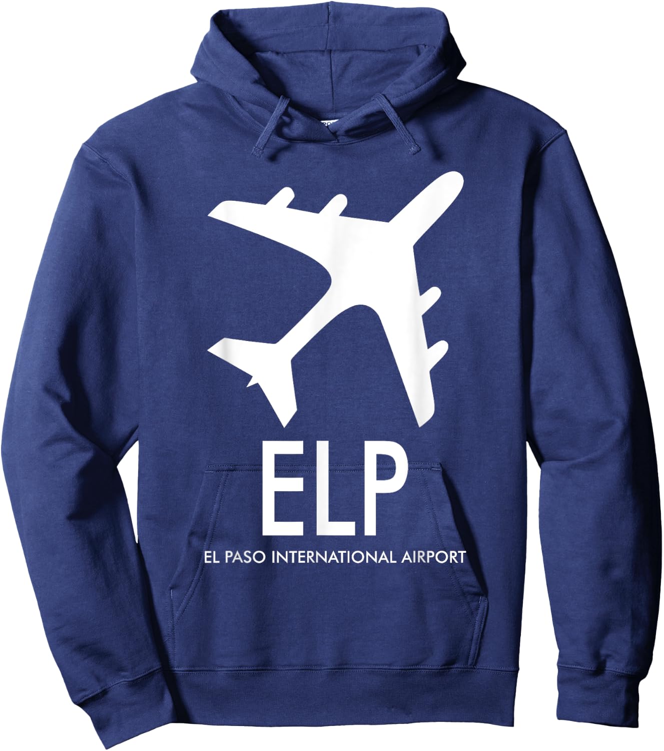 El Paso International Airport Code BAGGAGE TAG TEXAS USA Hoodie - Hoodie | Navy