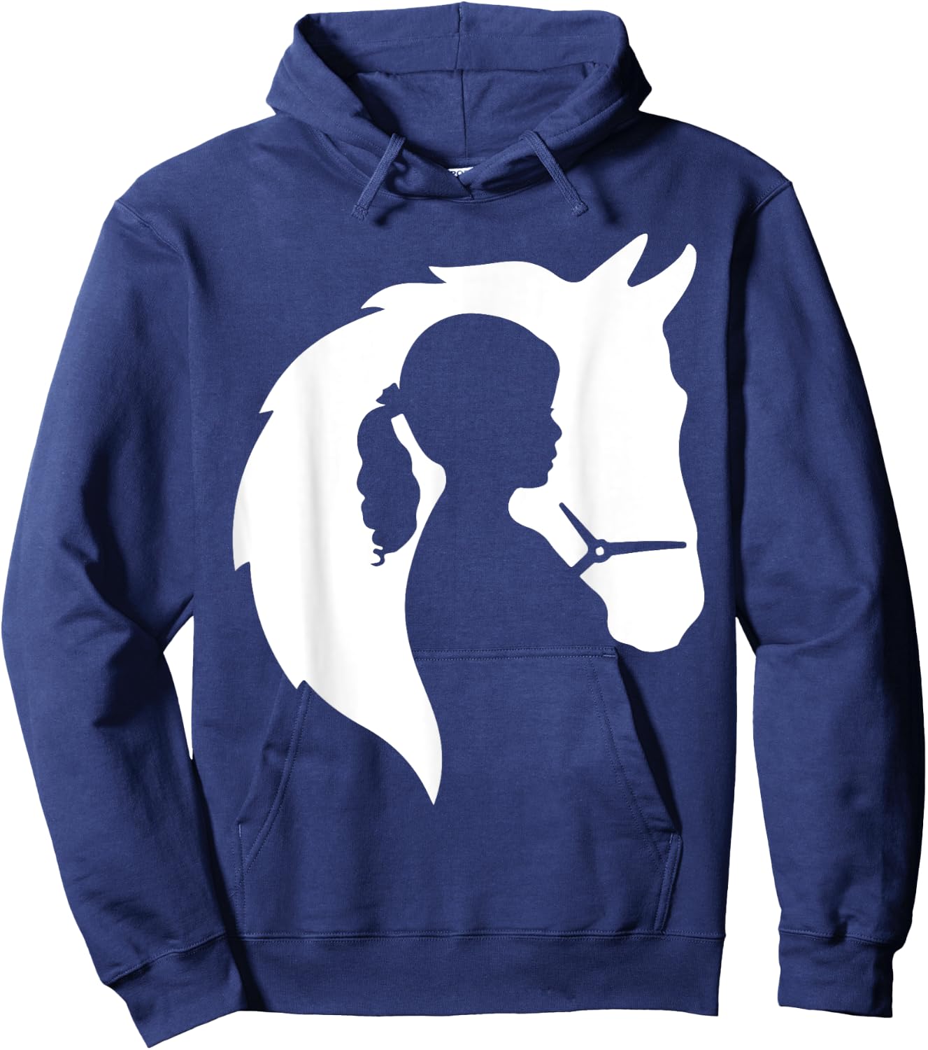 Horse Girl Equestrian Gifts Teenager Kids Horseback Rider Hoodie - Hoodie | Navy